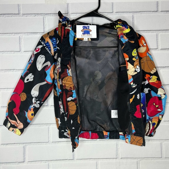 Members Only Kids Space Jam Mash Up Windbreaker size 6 - Picture 3 of 7
